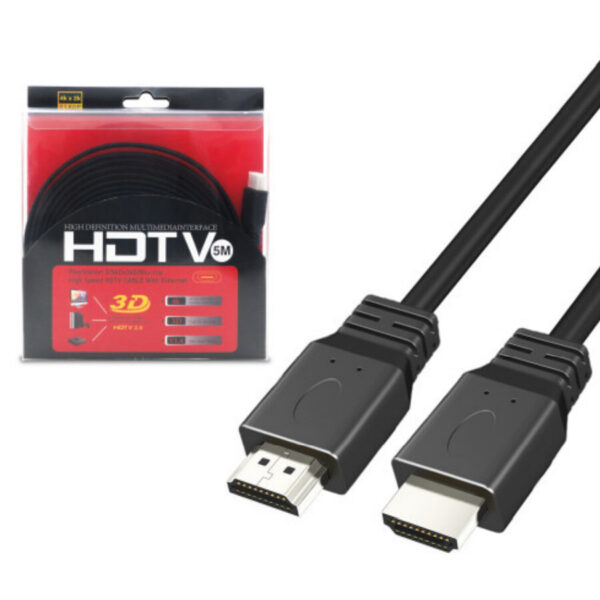 Cabo HDMI V1.4 Full HD Flat com 5 Metros - KAP-HDMI-5M - Image 2